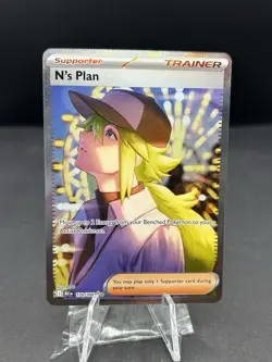 N's Plan Sir 170/086 English Pokemon Card Black Bolt - Image 1