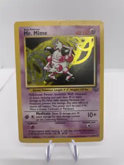 Pokemon TCG Jungle Set Mr. Mime Holo Card 6/64 (MP) - Image 1