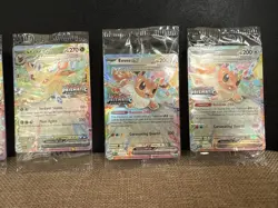 Prismatic Evolutions Surprise Box Stamped EX Promo Cards Lot of 7 - Image 4