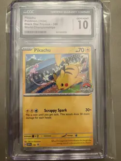 SV: Scarlet & Violet Promo Cards #190 Pikachu CGC 10 - Image 1