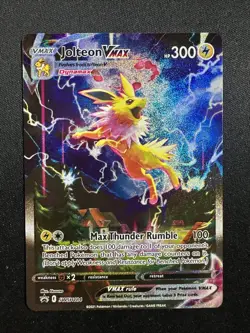 Jolteon VMAX SWSH184 SWSH: Sword & Shield Promo Cards Holo Pokemon English - Image 1