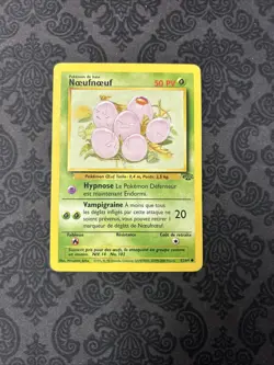Noeufnoeuf 52/64 Common French Exeggcute Jungle Set Pokemon Card - Image 1