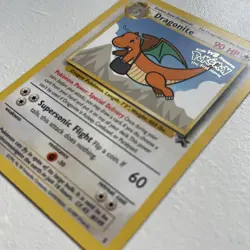 Pokemon TCG Dragonite Promo Card WOTC Rare Black Star 5 LP - Image 3