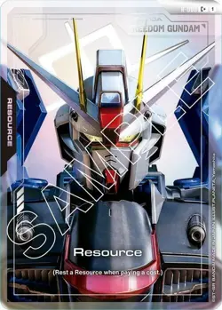 R-008 Freedom Gundam Resource C+ Foil Gundam Card Game - Image 1