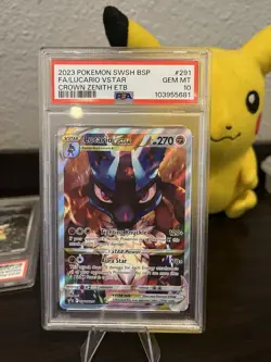 Lucario VSTAR SWSH291 SWSH: Sword & Shield Promo Cards Holo PSA 10 💎 - Image 1
