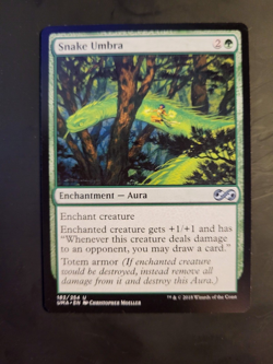 MTG Card - Snake Umbra - Double Masters (182/254) Regular - Uncommon - NM - Image 1