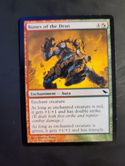 MTG Card - Runes of the Deus - Shadowmoor (215/301) Regular Common NM - Image 1