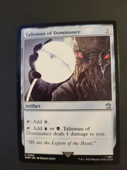 MTG Card - Talisman of Dominance - Doctor Who (0250) Regular Uncommon NM - Image 1