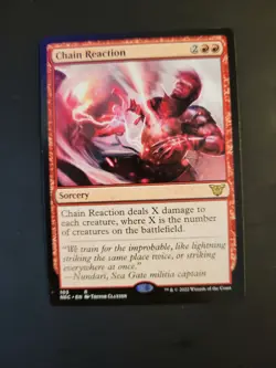 MTG Card - Chain Reaction - Kamigawa: Neon Dynasty Commander (103) Regular Rare - Image 1