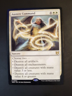 MTG Card - Austere Command - Wilds of Eldraine Commander (0062) Regular Common - Image 1