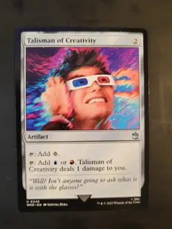 MTG Card - Talisman of Creativity - Doctor Who (0248) Regular Uncommon NM - Image 1