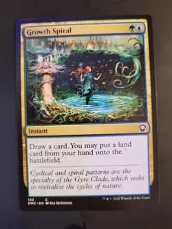 MTG Card - Growth Spiral - Dominaria United Commander (153) Regular Common NM - Image 1