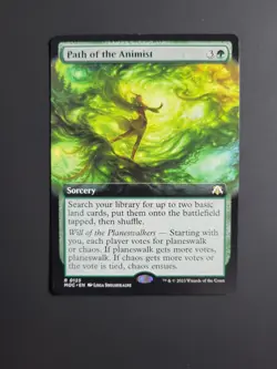 MTG Card - Path of the Animist - March of the Machine (0125) Extended Art - Rare - Image 1