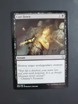 MTG Card - Cast Down - Dominaria (081/269) Regular - Uncommon - NM - Image 1