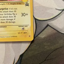 Birthday Pikachu 24/108 Holo Pokemon Celebrations 25th Anniversary Card - Image 4