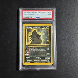 Pokemon Card - 2002 Neo Destiny Shining Tyranitar 113/105 WOTC Holo Rare - PSA 9 - Image 1