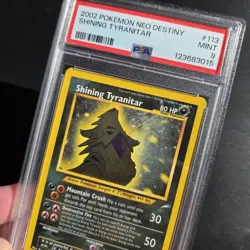 Pokemon Card - 2002 Neo Destiny Shining Tyranitar 113/105 WOTC Holo Rare - PSA 9 - Image 2
