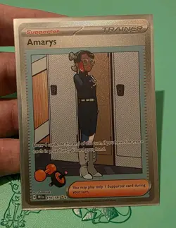 Pokemon TCG Prismatic Evolutions Amarys Card 170/131 Trainer SIR MINT - Image 1