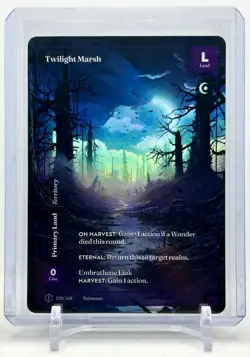 Wonders Of The First Twilight Marsh 139/401 Formless Foil Epic Primary Land - Image 1