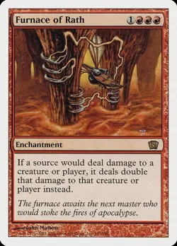 1 Furnace of Rath #187 8th Edition Magic the Gathering LP Lightly Played - Image 1