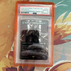 PSA 10 Sephiroth, Fabled Soldier Surge Foil Borderless Final Fantasy MTG #0527 - Image 1