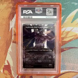 PSA 10 Sephiroth, Fabled Soldier Surge Foil Borderless Final Fantasy MTG #0527 - Image 2