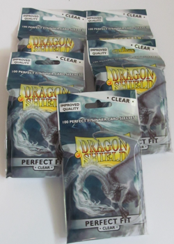 Lot of 500 Dragon SHIELD Perfect Fit INNER Sleeves Clear 5 PACKS of 100 (2558) - Image 1