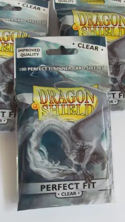 Lot of 500 Dragon SHIELD Perfect Fit INNER Sleeves Clear 5 PACKS of 100 (2558) - Image 2