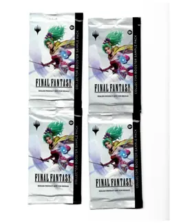 4x FINAL FANTASY - MTG - Collector Booster SAMPLE PACK Sealed FF FIN Lot Magic - Image 1