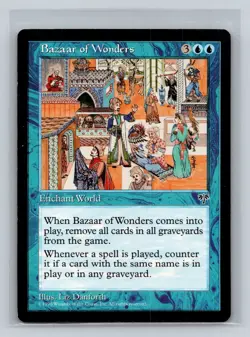 Magic: the gathering Mirage Bazaar of Wonders Rare MTG tcg - Image 1