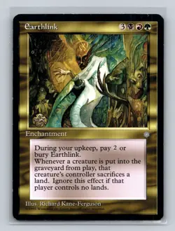 Magic: the gathering Ice Age Earthlink Rare MTG tcg - Image 1