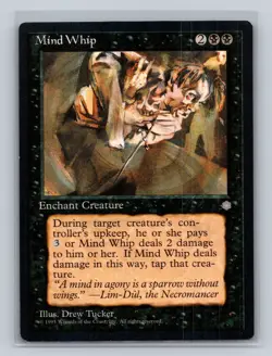 Magic: the gathering Ice Age Mind Whip Rare MTG tcg - Image 1