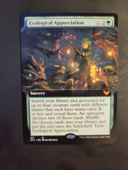 MTG - Ecological Appreciation - Strixhaven: School of Mages Extended Art Mythic - Image 1