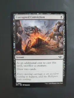 MTG - Corrupted Conviction - Outlaws of Thunder Junction (0084) Regular - Common - Image 1