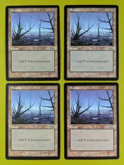 Swamp (341) x4 Urza's Saga 4x Playset Magic the Gathering MTG - Image 1