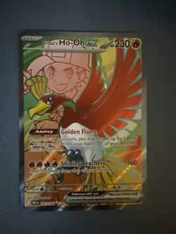 Pokemon TCG Ethan's Ho-Oh EX 209/182 Destined Rivals Ultra Rare - Image 1