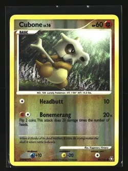Pokemon CUBONE 90/146 Reverse Holo (2008 Legends Awakened) LP/Light Play - Image 1