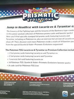 Pokemon TCG Lucario ex & Tyranitar ex Premium Collection sealed never opened - Image 3