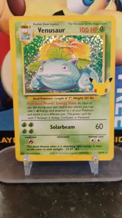 VENUSAUR Celebrations Classic Series POKEMON Holo 2021 Trading Card 15/102 - Image 1
