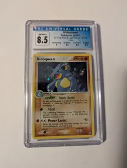 CGC 8.5 Nidoqueen Holo Ex Fire Red & Leaf Green #9 Pokemon 2004 NM-MINT+ - Image 1