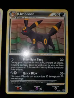 Espeon 2/90 Umbreon 10/90 Non-Holo Pokemon TCG Undaunted Deck Exclusive Card LP - Image 3
