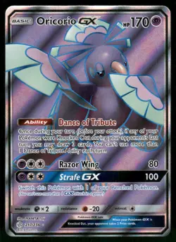 Oricorio GX (Full Art) 217/236 Ultra Rare Holo NM Pokemon SM - Cosmic Eclipse - Image 1