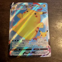 Pokemon TCG: Celebrations: Surfing Pikachu VMax 009/025 Full Art - Image 1