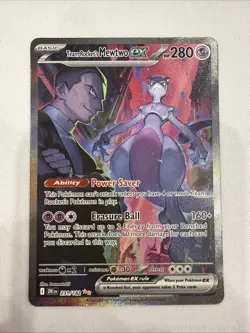 Pokemon Team Rocket's Mewtwo ex #231/182 Destined Rivals 2025 Near Mint S&V TCG - Image 1