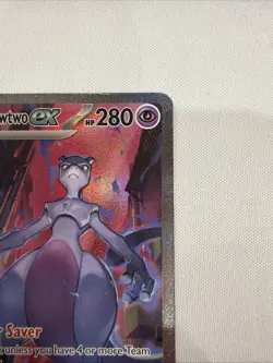 Pokemon Team Rocket's Mewtwo ex #231/182 Destined Rivals 2025 Near Mint S&V TCG - Image 3