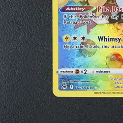 Pikachu - Pokemon Karte TCG TG05/TG30 Holo Verlorener Ursprung /U45 - Image 5