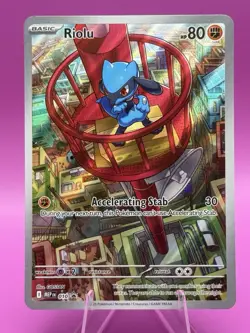 Riolu 010 Black Star Promo - Pokemon TCG Mega Evolutions - (Pack Fresh) NM+/M - Image 1