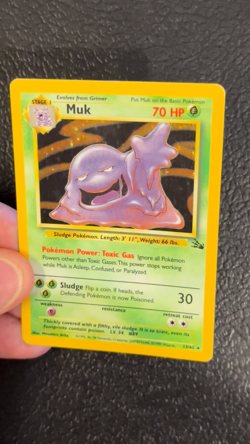 Muk 13/62 Fossil Holo Rare WoTC - Pokemon TCG -LP - Image 2