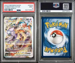 Pokemon Mewtwo VSTAR GG44 Alternate Alt Full Art Crown Zenith PSA 9 Mint 2023 - Image 3