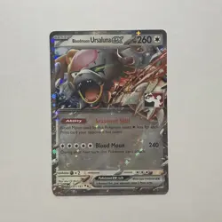 Bloodmoon Ursaluna EX 141/167 Prize Pack Series 6/7 Play Stamped Pokemon - Image 3